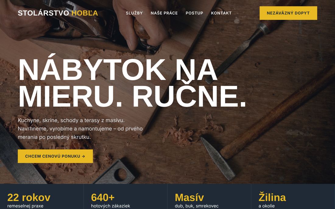 Náhľad šablóny Remeslo